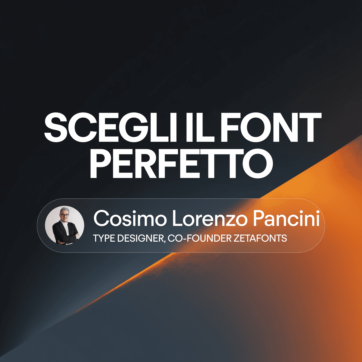 Scegli il font perfetto