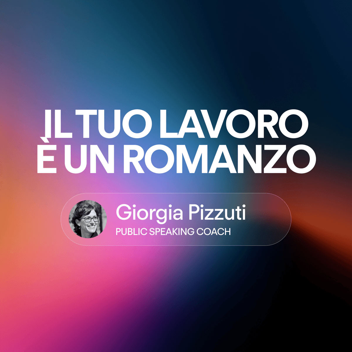 Il tuo lavoro è un romanzo