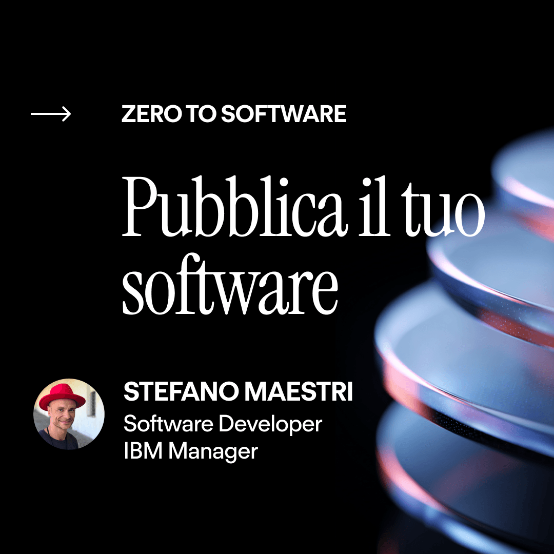 Pubblica il tuo software