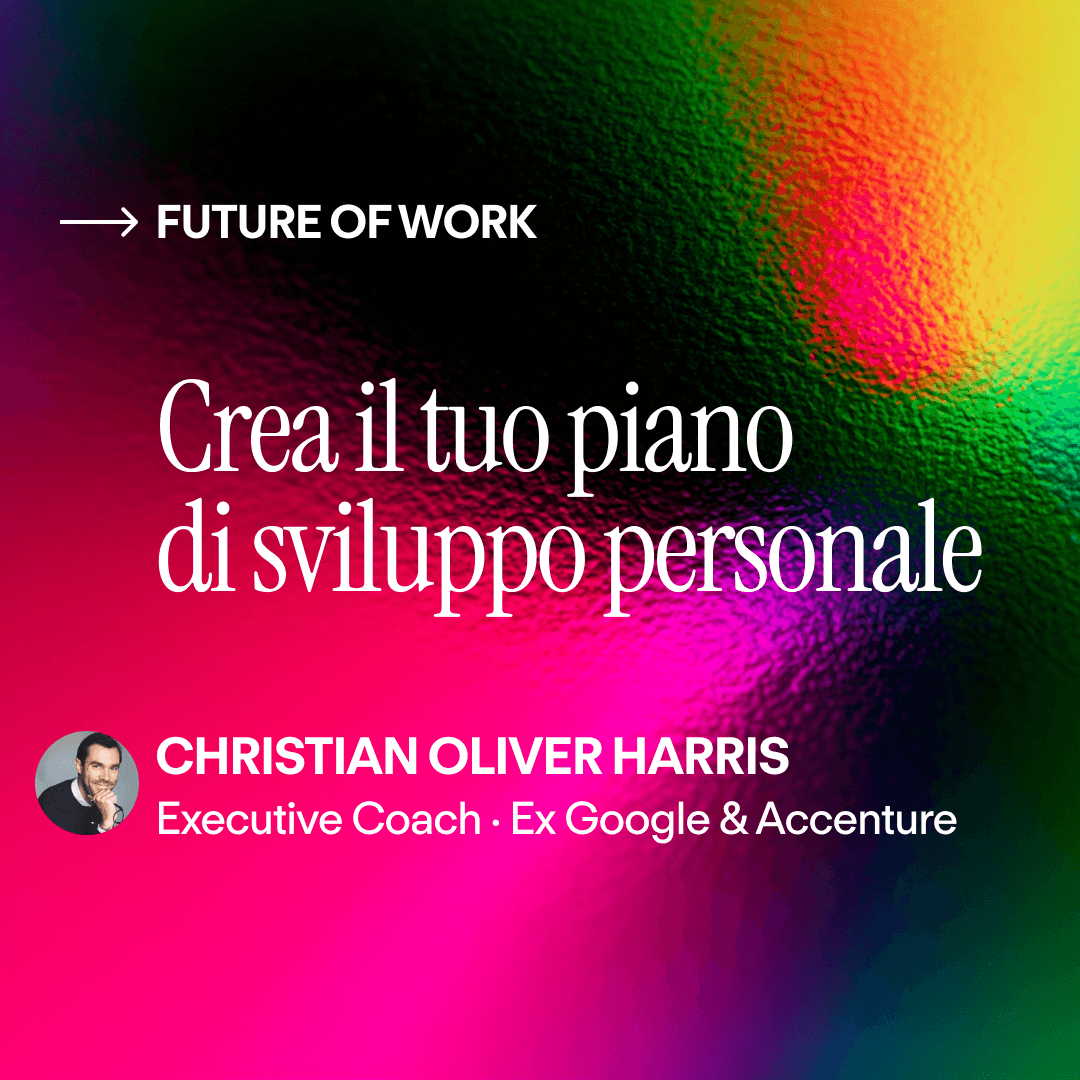 Crea il tuo piano di sviluppo personale